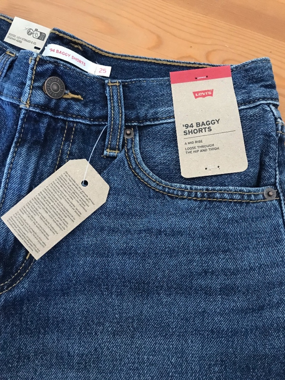 94 BAGGY WIDE LEG WOMEN'S SHORTS - Picture 7 of 7